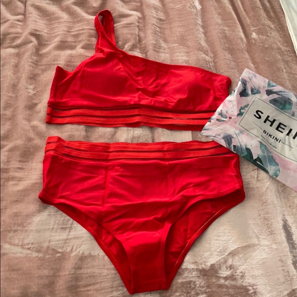 NWT One strap bikini